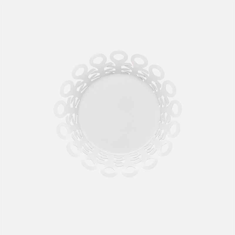 Vimini Panier en acier inoxydable - Blanc 