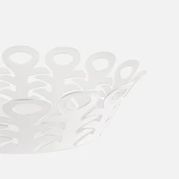 Vimini Panier en acier inoxydable - Blanc 