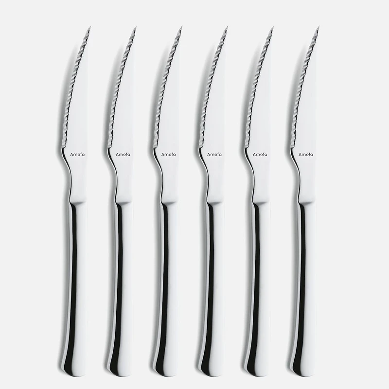 Ensemble de 6 couteaux à steak « Chuletero » par Amefa