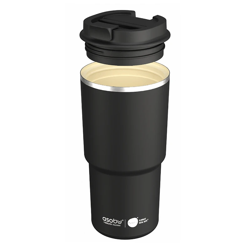 Black Pick Me Up Travel Mug by asobu - 20 oz