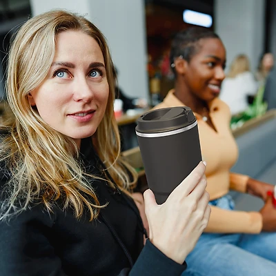 Black Pick Me Up Travel Mug by asobu - 20 oz