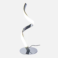 Anais Led S shaped Table Lamp - Chrome