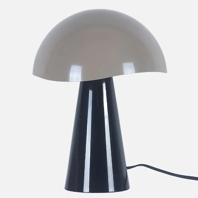 Annette Mushroom Table Lamp - Black