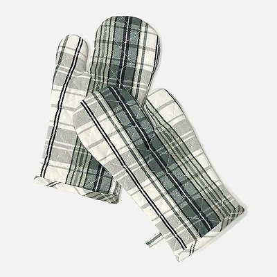 Angus Plaid Oven Mitt, Set of 2