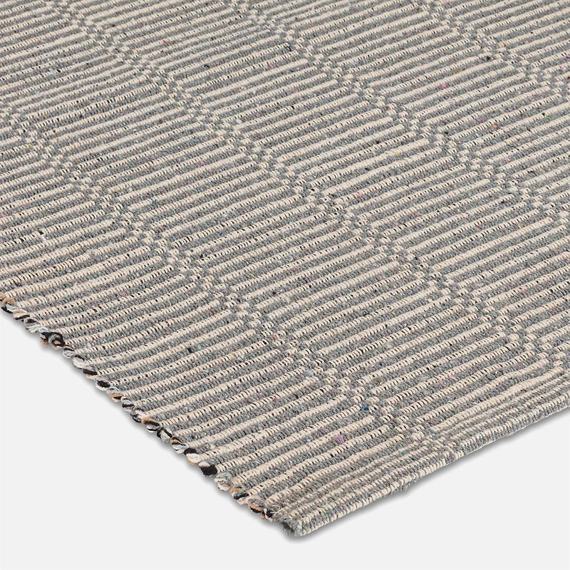Broken Stripe Accent Rug - Natural
