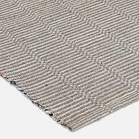Broken Stripe Accent Rug - Natural