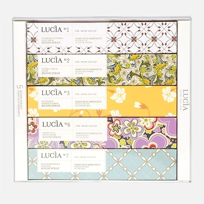 Lucia Room Spray Assortment of 5