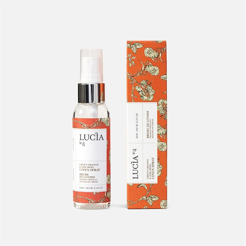 Lucia Bedding Spray - Green Orange and Oak Moss