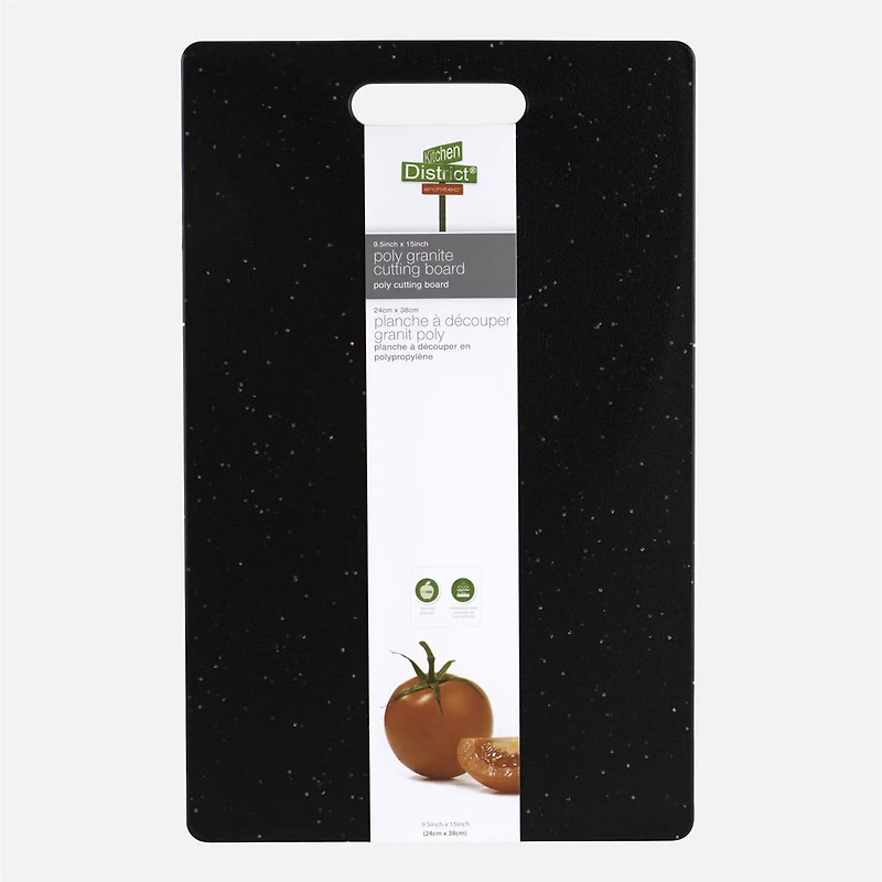 Bradshaw Architec Cutting Board, 9'' x 15'' - Granite Black