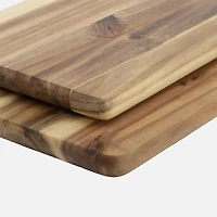 Architec GRIPPER™ Planche à découper en acacia système antidérapant, ensemble de 2