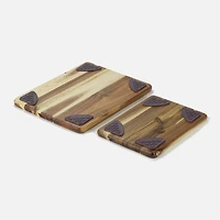 Architec GRIPPER™ Acacia Cutting Boards, Set of 2