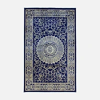 Art Silk Elsa Carpet 2x4' - Navy