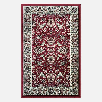 Camille Art silk Rug - Red
