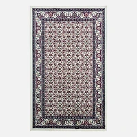 Klime Art Silk Rug - Cream