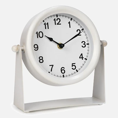Table Clock - Cream