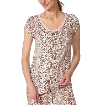 Ultra-Breathable Short-Sleeve Pyjama Top - Iron