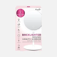 Danielle Creations Miroir rond LED rétroéclairé
