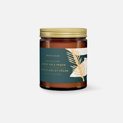 Candle White Fir & Peach 