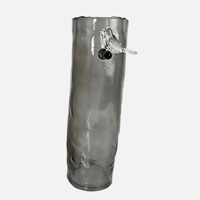 Bird Perch Vase - Grey