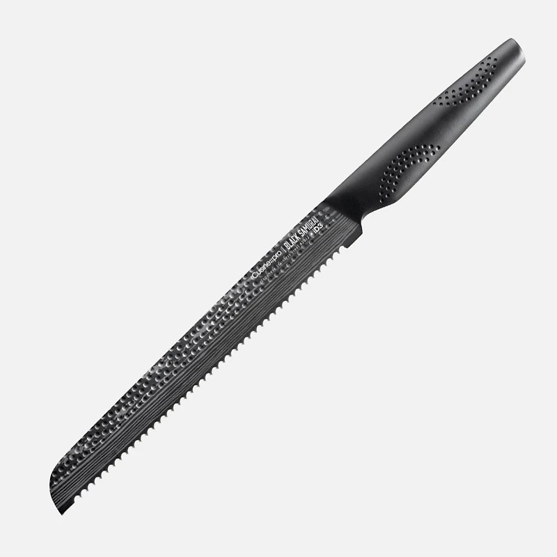 iD3 Black Samurai Couteau à pain 22 cm