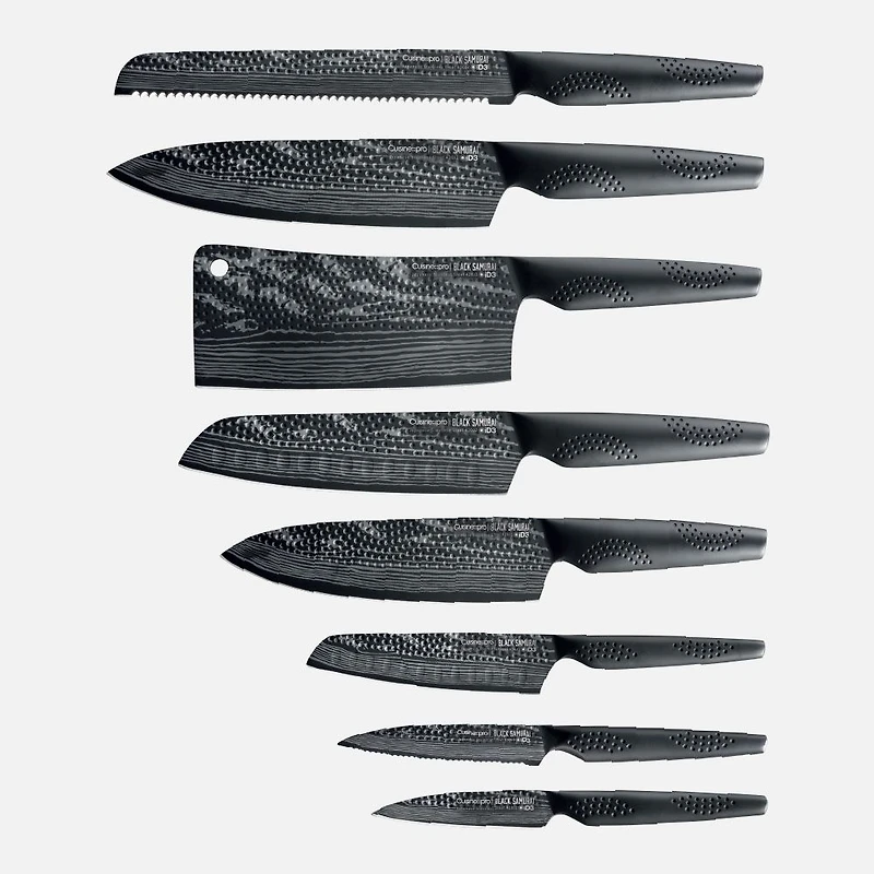 iD3 Black Samurai SYO Knife Block 7-Piece