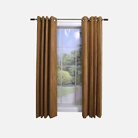 Bamboo Grommet Curtain - Honey (42" x 63")