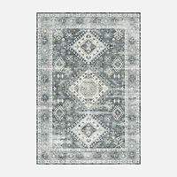 Tapis Brio lavable - Noir, Ivoire