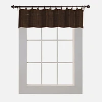 Bamboo Ring Valance - Espresso (48" x 12")