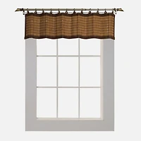 Bamboo Ring Valance - Colonial (48" x 12")