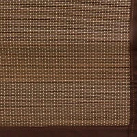 Sheer Bamboo Ring Valance - Espresso (48" x 12")