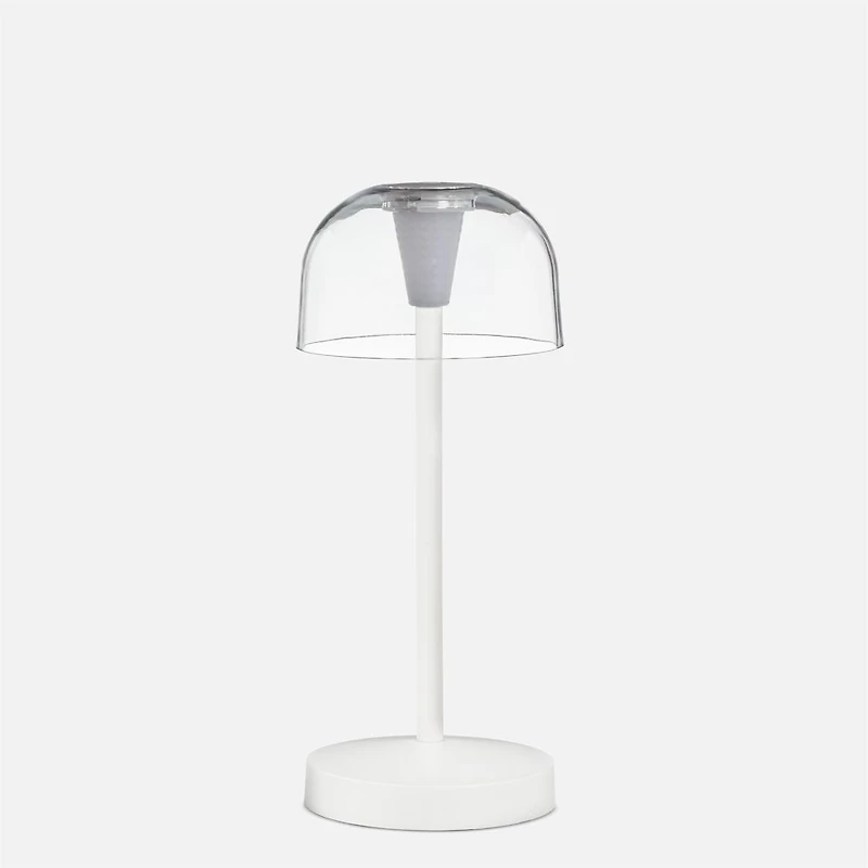 Lampe de table DEL avec abat-jour, bulle - Blanche