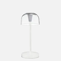 Lampe de table DEL avec abat-jour, bulle - Blanche