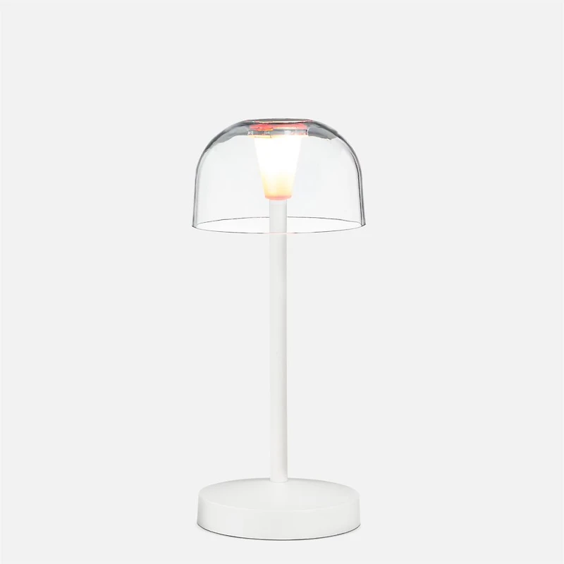 Lampe de table DEL avec abat-jour, bulle - Blanche