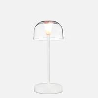 Lampe de table DEL avec abat-jour, bulle - Blanche