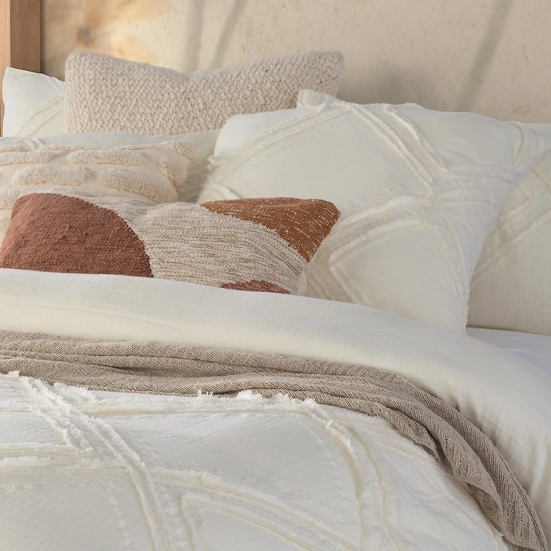 Buckwheat Cream Duvet Cover Set - Queen