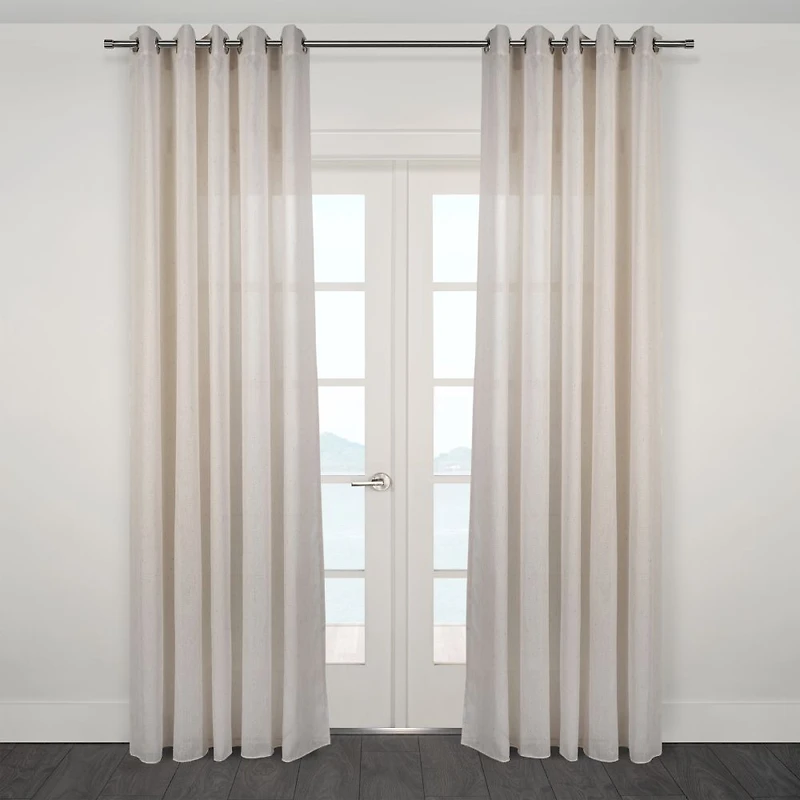 Burano Semi Sheer Grommet Panel