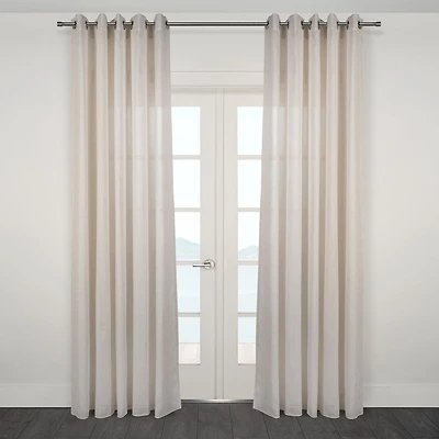 Burano Semi Sheer Grommet Panel