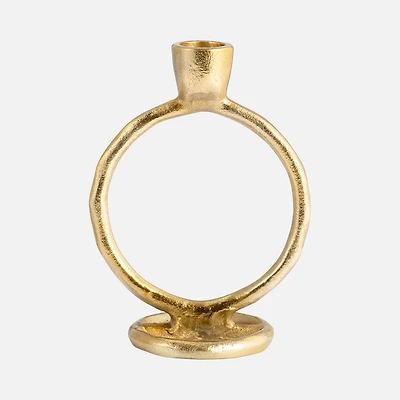 Bougeoir de bougie conique à anneau rond, po