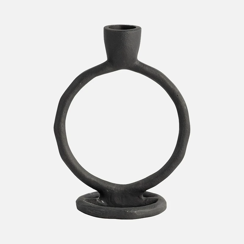 Round Ring Tapered Candle Holder, 6