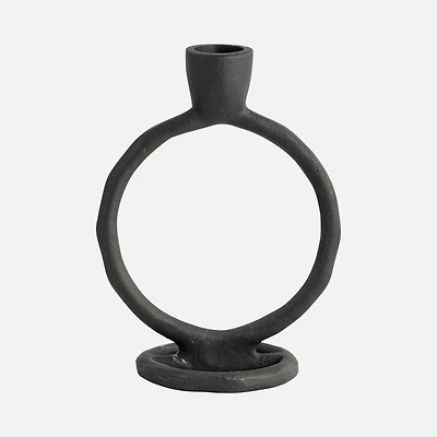 Round Ring Tapered Candle Holder, 6