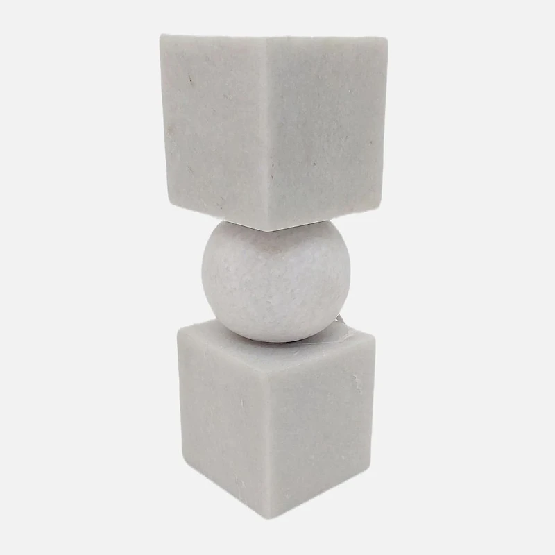 Chunky Marble Candle Holder by Sagebrook Home
