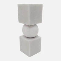 Chunky Marble Candle Holder by Sagebrook Home