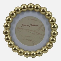 Matted Beaded Picture Frame - 6 x 6"