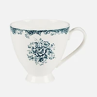 Casa Domani Rosetta Blue Footed Mug