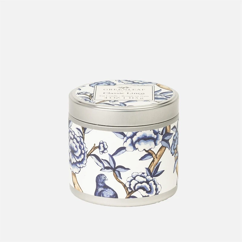 Classic Linen Tin Candle