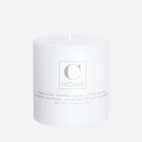 Pillar Candle White - 3"x3", White