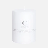 Pillar Candle White - White, 3"x4"