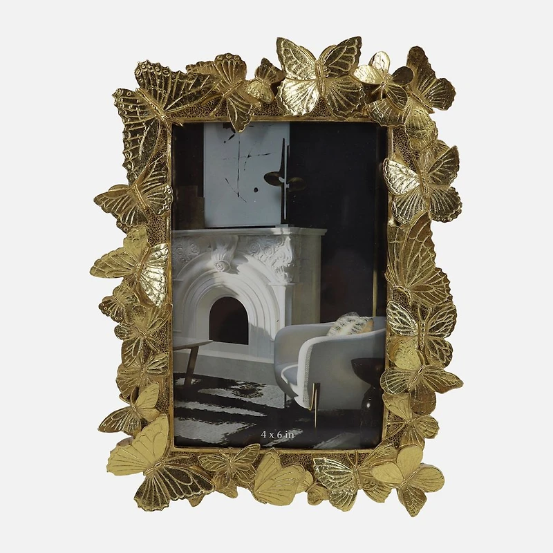 Sagebrook Home Butterflies Photo Frame - 4"X 6"