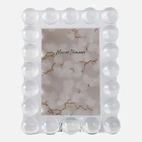 Sagebrook Home Crystal Bubble Photo Frame - 5" x 7"