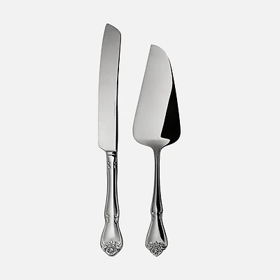 Casa Domani Rosabella Cake Serving Set, 2 pieces